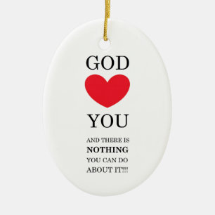 Adorno De Cerámica Dios te Corazón