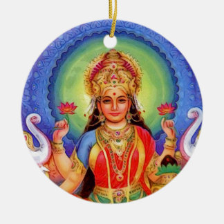 Adorno De Cerámica Diosa hindú Lakshmi Maa