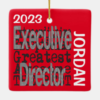 Adorno De Cerámica Director Ejecutivo PERSONALIZADO Extraordinario