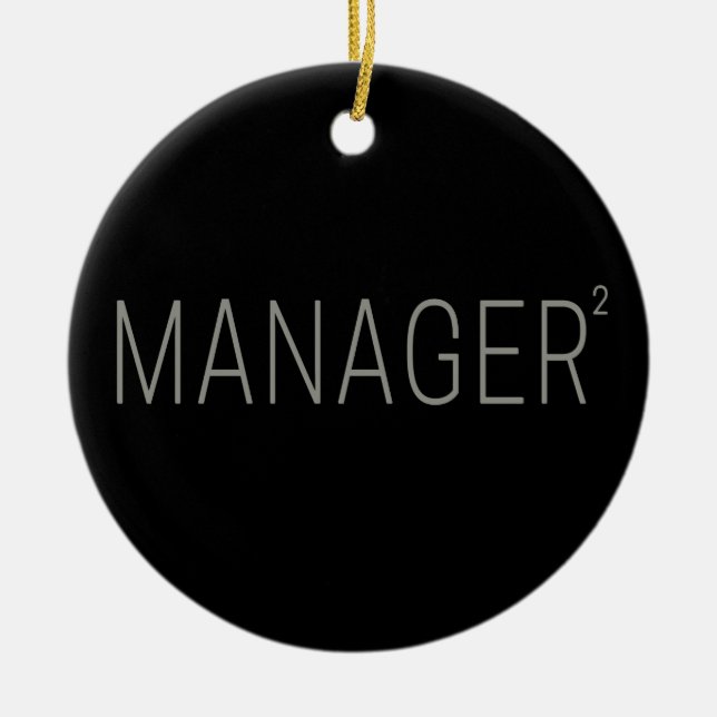 Adorno De Cerámica Director General o Autoempleado y Diseño de Autóno (Frente)