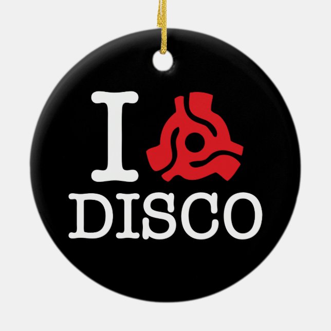 Adorno De Cerámica Disco adaptador I 45 (Atrás)