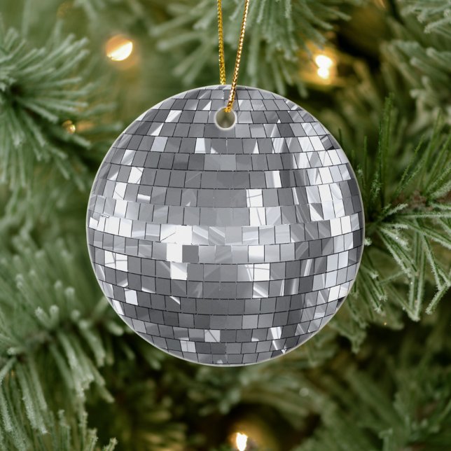 Adorno De Cerámica Disco Ball Navidades Funky Diversión y Amor (Subido por el creador)