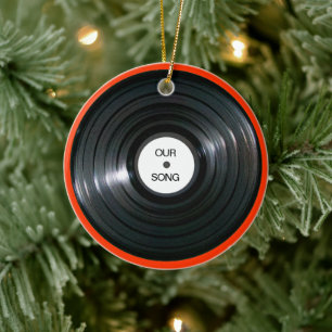 Adorno De Cerámica Disco de vinilo LP