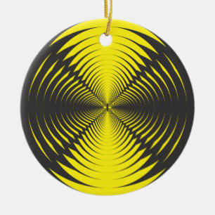 Adorno De Cerámica disco hipnótico
