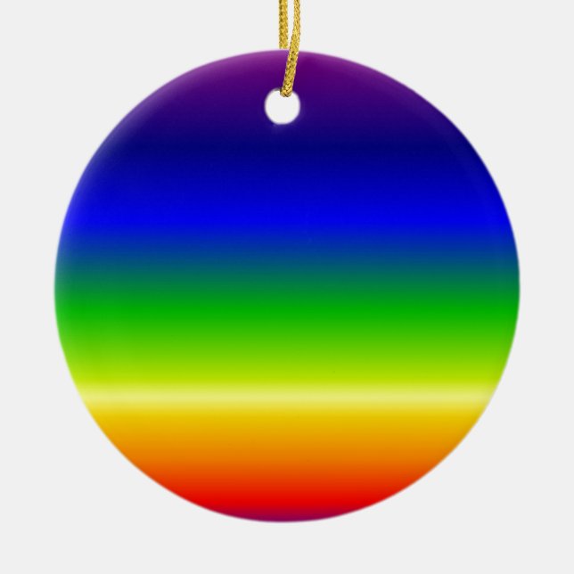 Adorno De Cerámica Diseñador personalizado de color (Frente)