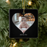 Adorno De Cerámica Diseñar su propia foto en forma de corazón único<br><div class="desc">Este Personalizado de diseño de fotos en forma de corazón organiza maravillosamente tus recuerdos favoritos en forma de corazón, simbolizando amor y conexión. Perfecto para ocasiones especiales como aniversarios, bodas o El día de San Valentín, este diseño resalta sus momentos apreciados de manera significativa y artística. Su distribución única crea...</div>