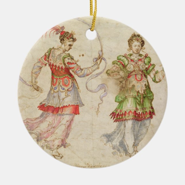 Adorno De Cerámica Diseñe para los trajes, probablemente en el (Frente)