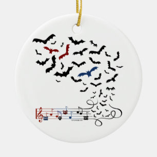 Adorno De Cerámica Diseño 2 de la música del palo