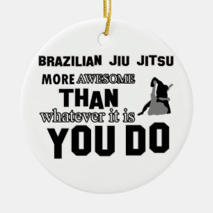 Adorno De Cerámica Diseño brasileño impresionante del jitsu del jiu