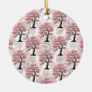 Adorno De Cerámica Diseño de árbol de cerezo rosa Sakura