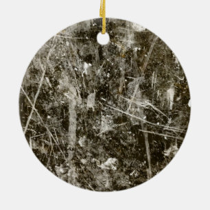 Adorno De Cerámica Diseño de arte gráfico digital gris negro