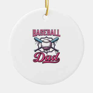 Adorno De Cerámica Diseño de camiseta con grabado vintage de Baseball