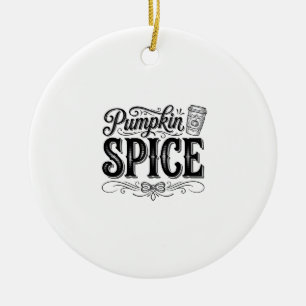 Adorno De Cerámica Diseño de camiseta de café vintage de especias de