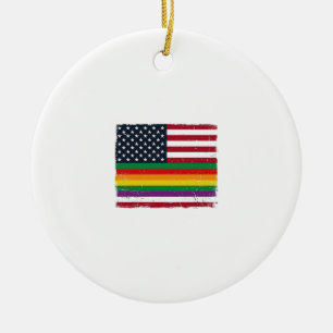 Adorno De Cerámica Diseño de camiseta vectorial de bandera de orgullo