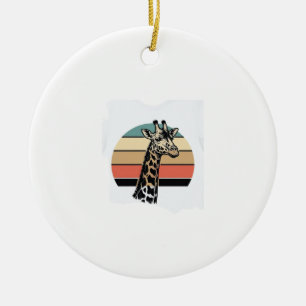 Adorno De Cerámica Diseño de camiseta vectorial de safari de puesta d