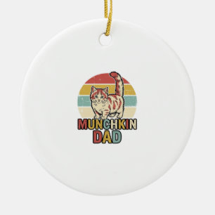 Adorno De Cerámica Diseño de camiseta vectorial para papá Munchkin am