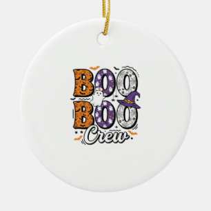 Adorno De Cerámica Diseño de camiseta vintage de enfermera de Boo Cre