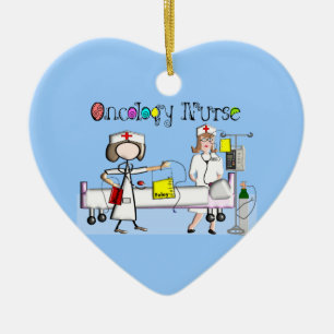 Adorno De Cerámica Diseño de Chevron de la enfermera registradoa