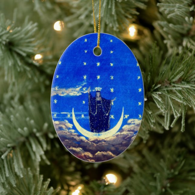 Adorno De Cerámica Diseño de escenario para la ópera Magic Flute de M (Árbol)