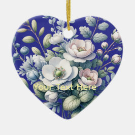 Adorno De Cerámica Diseño de flores personalizado