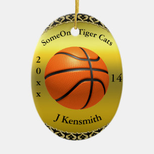 Adorno De Cerámica Diseño de la Liga de Campeones de Baloncesto Perso