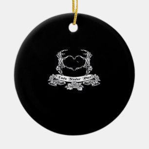 Adorno De Cerámica Diseño de mano de esqueleto