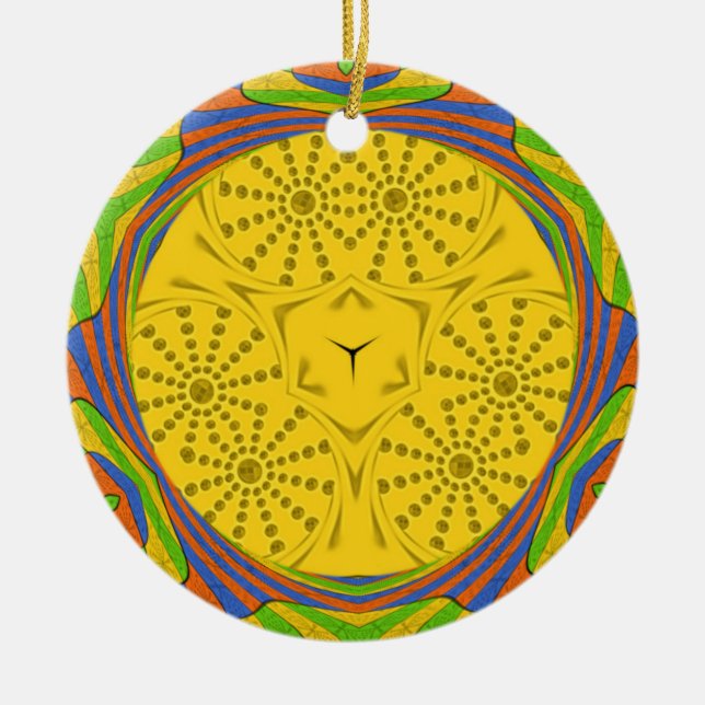 Adorno De Cerámica Diseño de marco de verificación para la impresión  (Frente)