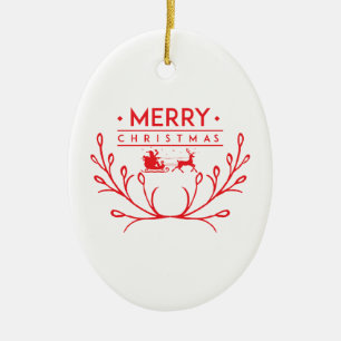 Adorno De Cerámica Diseño de navidades con renos
