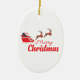 Adorno De Cerámica Diseño de navidades y renos