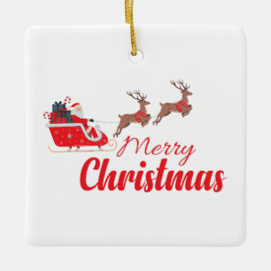 Adorno De Cerámica Diseño de navidades y renos