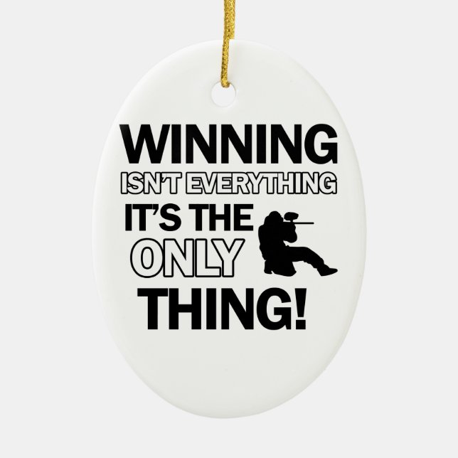 Adorno De Cerámica diseño de Paintball (Frente)