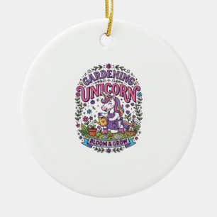 Adorno De Cerámica Diseño de regalo bonito comercial de unicornio de 