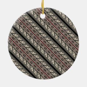 Adorno De Cerámica Diseño decorativo de estampados ucranianos