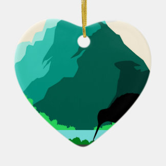 Adorno De Cerámica Diseño del vintage de Nueva Zelanda