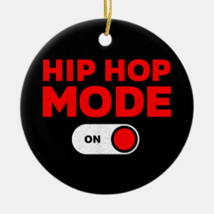 Adorno De Cerámica Diseño Divertido de Hip Hop para Hombres y Mujeres