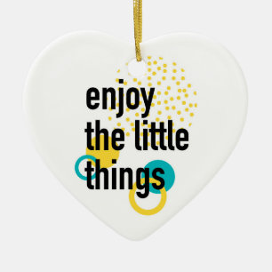 Adorno De Cerámica Diseño divertido y moderno de Enjoy the Lıttle Thi