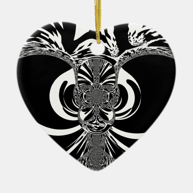 Adorno De Cerámica Diseño étnico (Frente)