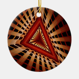 Adorno De Cerámica Diseño gráfico fractal moderno de 3D Fantasy Netwo