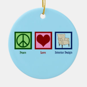 Adorno De Cerámica Diseño interior de Peace Love