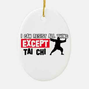 Adorno De Cerámica Diseño marcial de tai chi