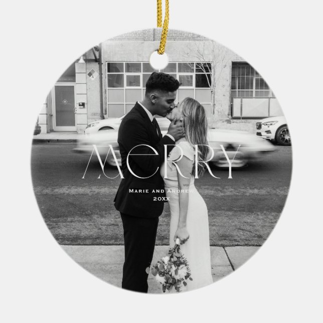 Adorno De Cerámica Diseño moderno de ferias navideñas (Frente)