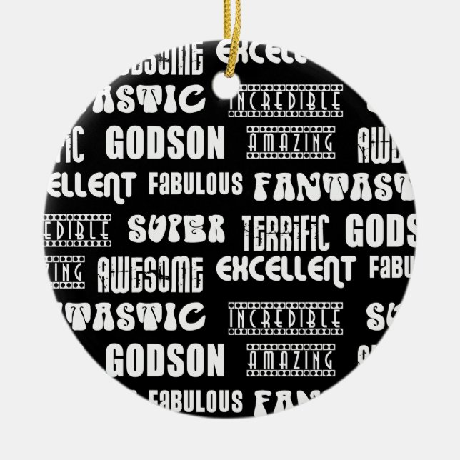 Adorno De Cerámica Diseño moderno fresco para las palabras del (Frente)