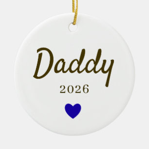 Adorno De Cerámica Diseño personalizado de amor para nuevo papá con a