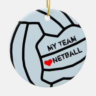 Adorno De Cerámica Diseño personalizado de la bola del Netball