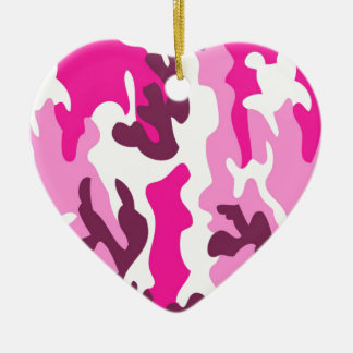 Adorno De Cerámica Diseño rosado de Camo