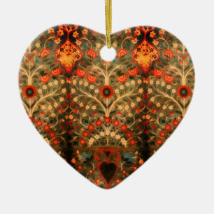 Adorno De Cerámica Diseño textil antiindio - añadir nombre