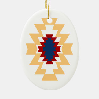 Adorno De Cerámica Diseño tribal del nativo americano azteca del