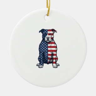 Adorno De Cerámica Diseño vectorial de grabado vintage de Pit Bull pa