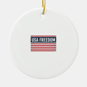 Adorno De Cerámica diseño vectorial estilo bandera patriótica liberta