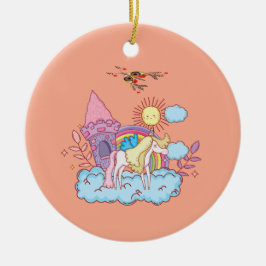 Adorno De Cerámica Diseños de arte lúdico y caprichoso